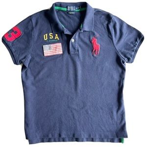 Polo Ralph Lauren XL The Skinny Polo Boys Shirt Collared Short Sleeve Logo